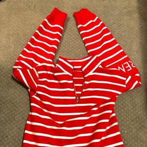 Supreme half zip sweater
